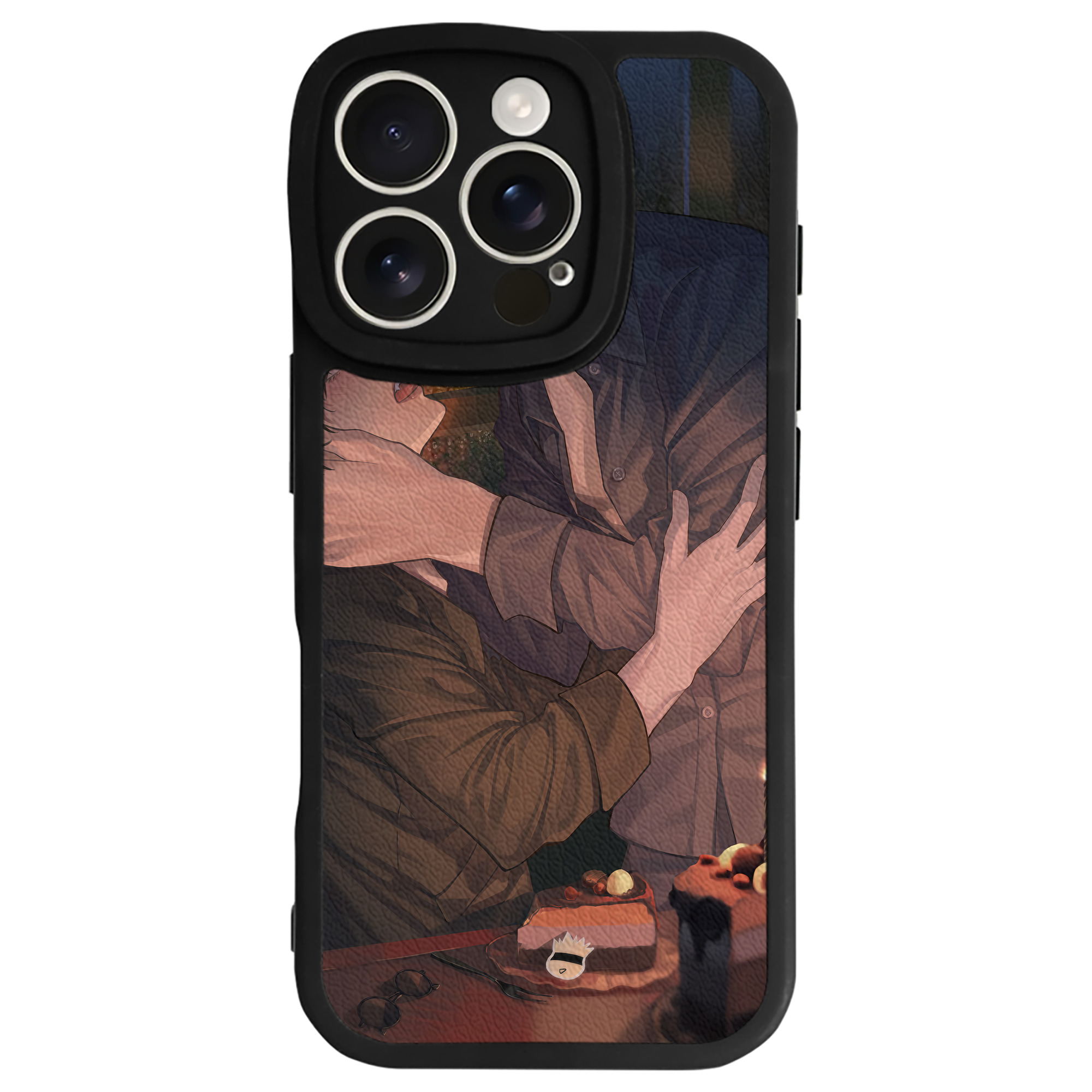 （画像用） 呪術廻戦 Jujutsu Kaisen 【iPhone 16シリーズ対応】シリコンスマホケース（レザー調） 材質：シリコン